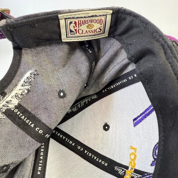 Mitchell & Ness Los Angeles Lakers Script Hat Hardwood Classics Tie Dye - Picture 8 of 12